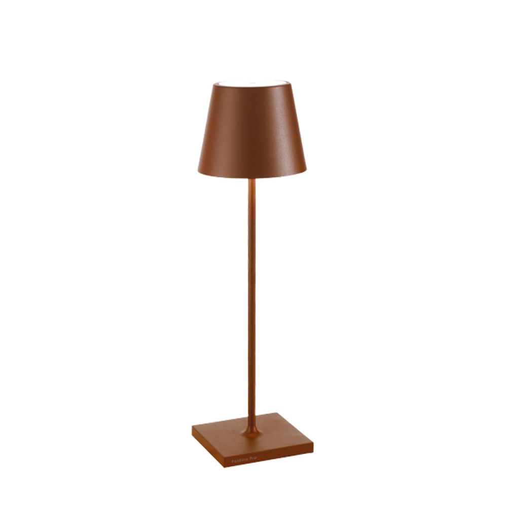Zafferano Poldina Pro Lampada da tavolo corten