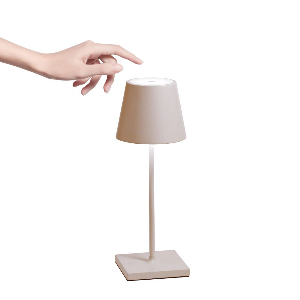 Zafferano Poldina Pro Lampada da tavolo bordeaux - immagine 3