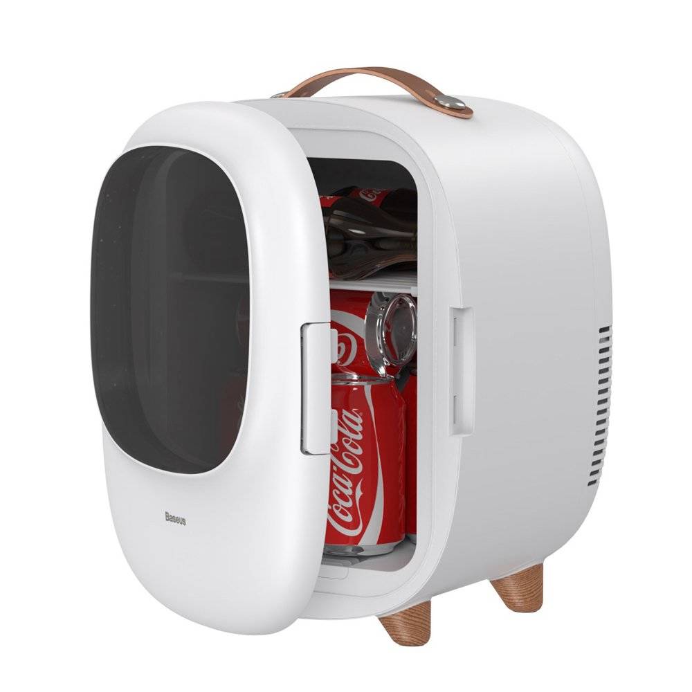 Zero Space Mini frigo portatile bianco per cosmetici e bevande - Myho
