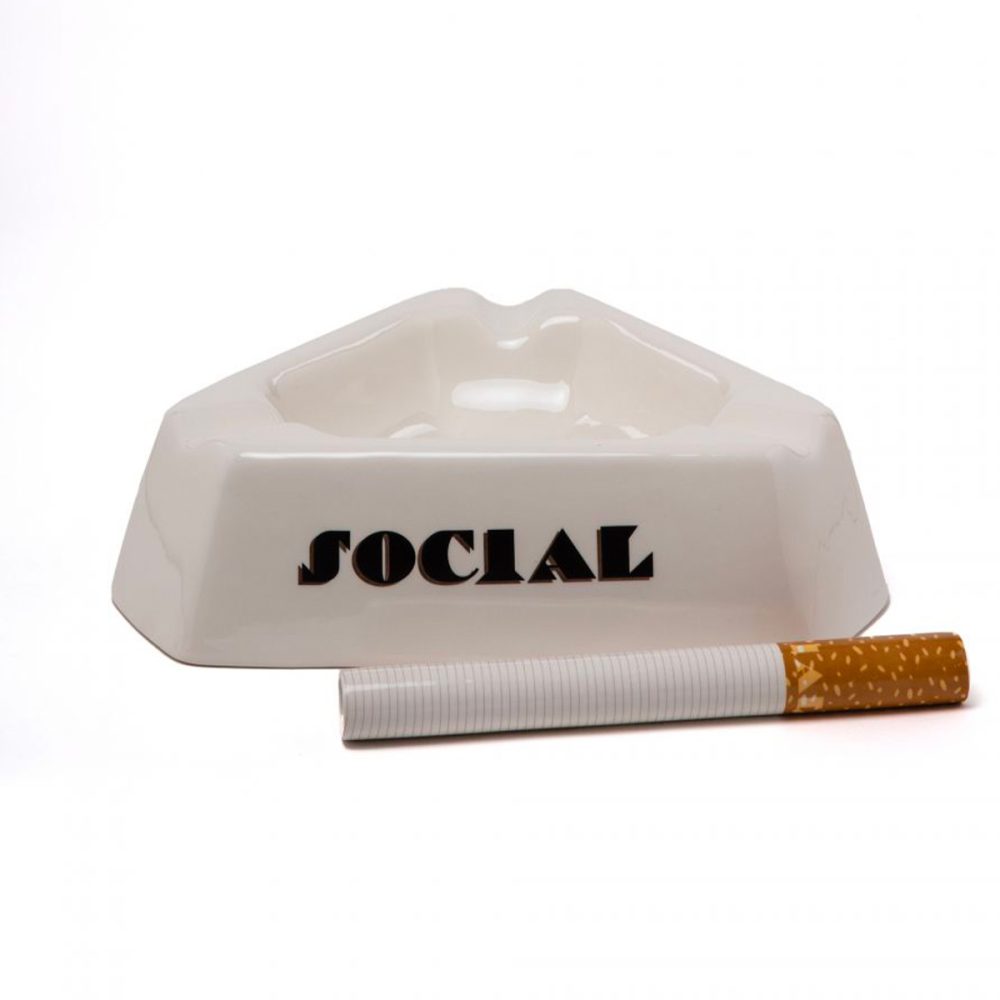 Seletti Diesel Centrotavola in porcellana Social Smoker - immagine 2
