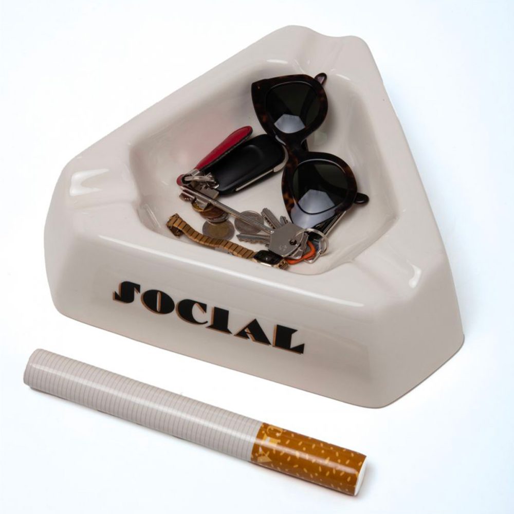 Seletti Diesel Centrotavola in porcellana Social Smoker - immagine 3