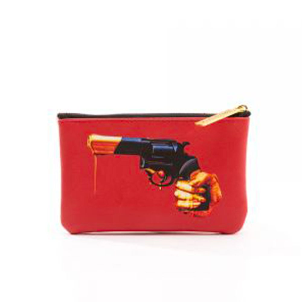 Seletti Toiletpaper Busta Cosmetici Revolver