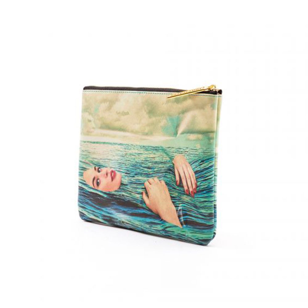 Seletti Toiletpaper Busta Cosmetici Sea Girl - immagine 2