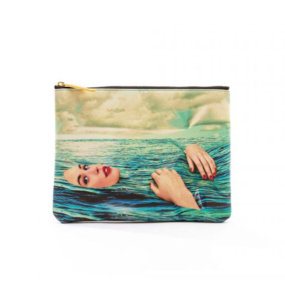 Seletti Toiletpaper Busta Cosmetici Sea Girl