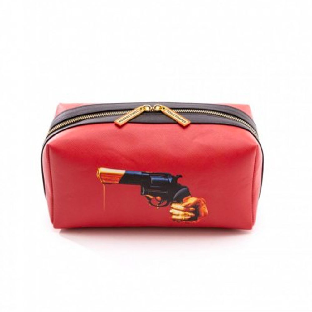 Seletti Toiletpaper Washbag Revolver