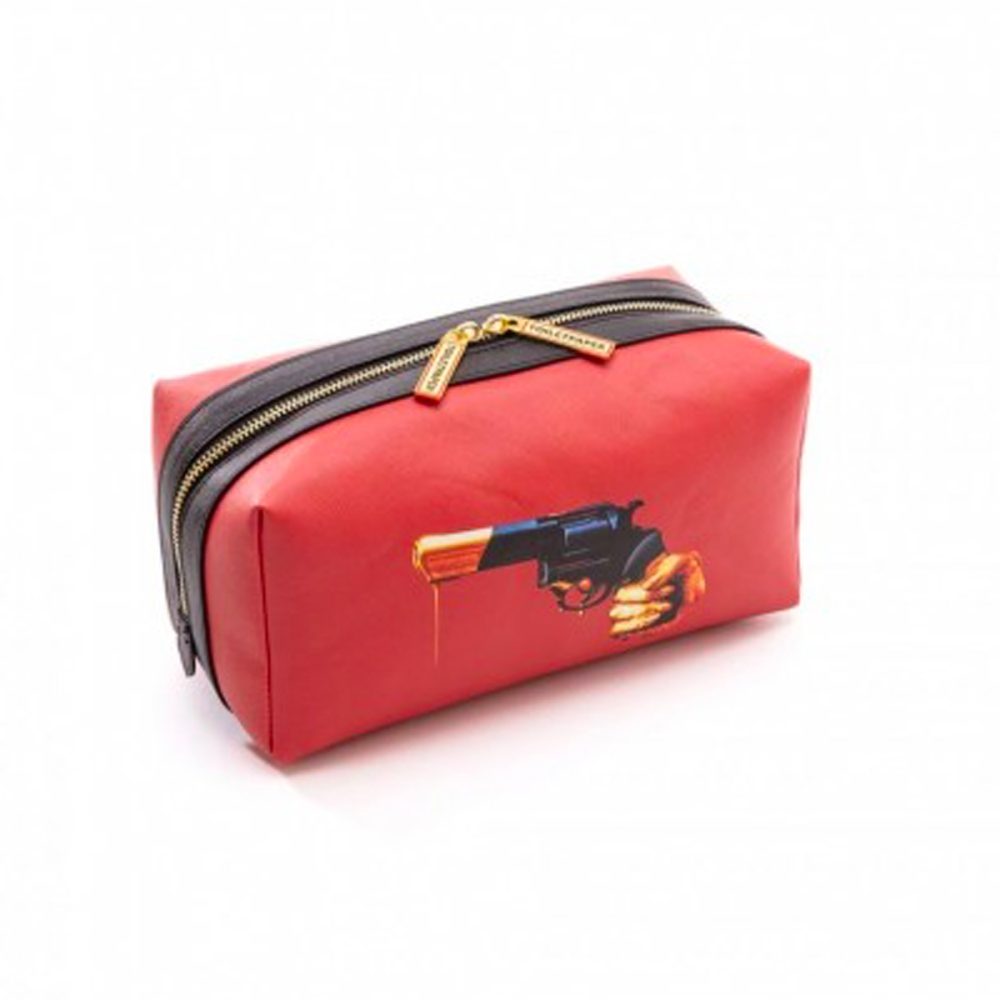 Seletti Toiletpaper Washbag Revolver - immagine 2
