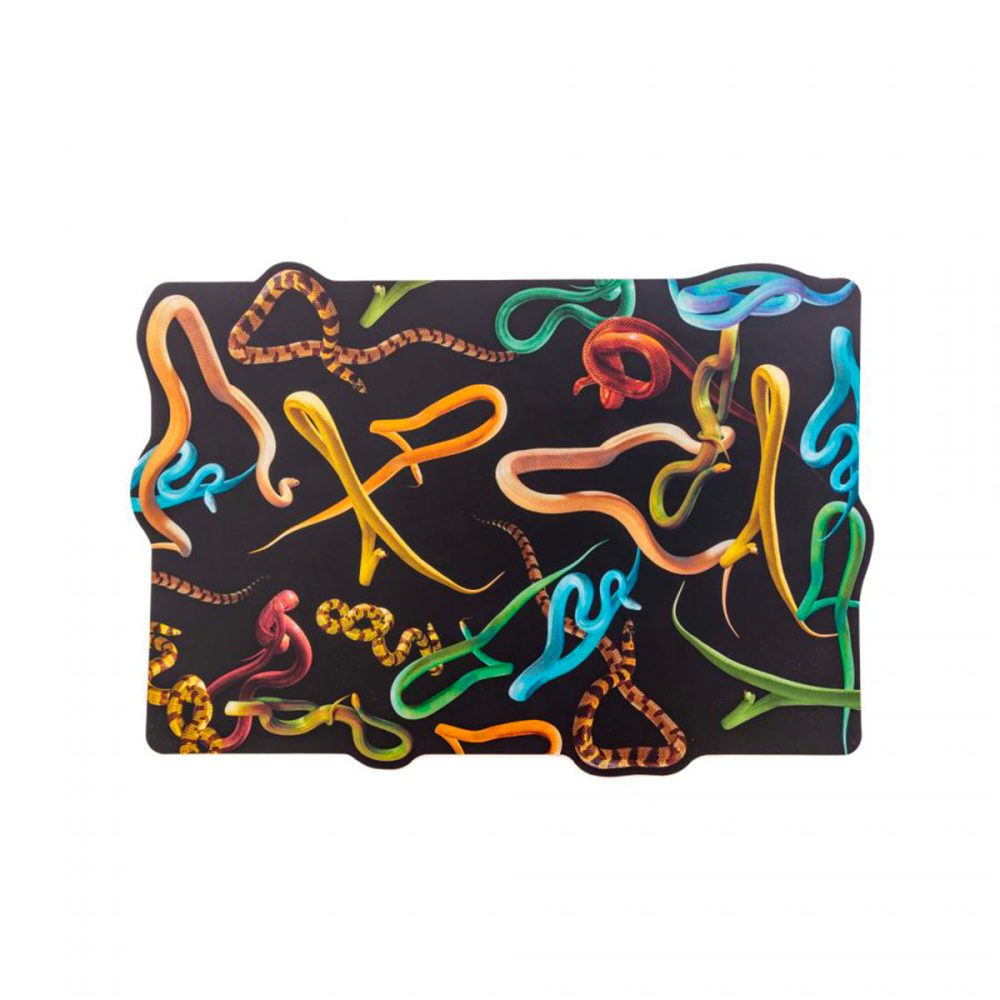 Seletti Toiletpaper tovaglietta sughero Snakes