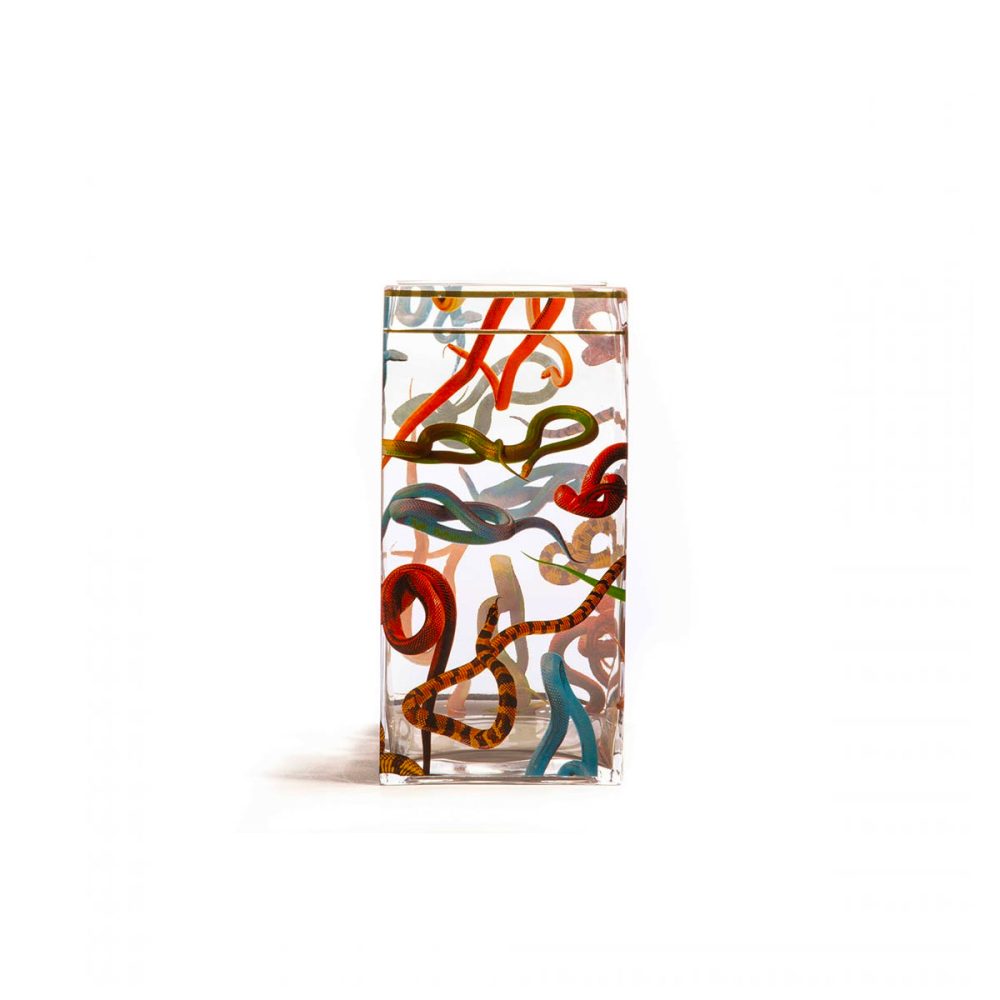 Seletti Toiletpaper vaso in vetro medio Snakes - immagine 2