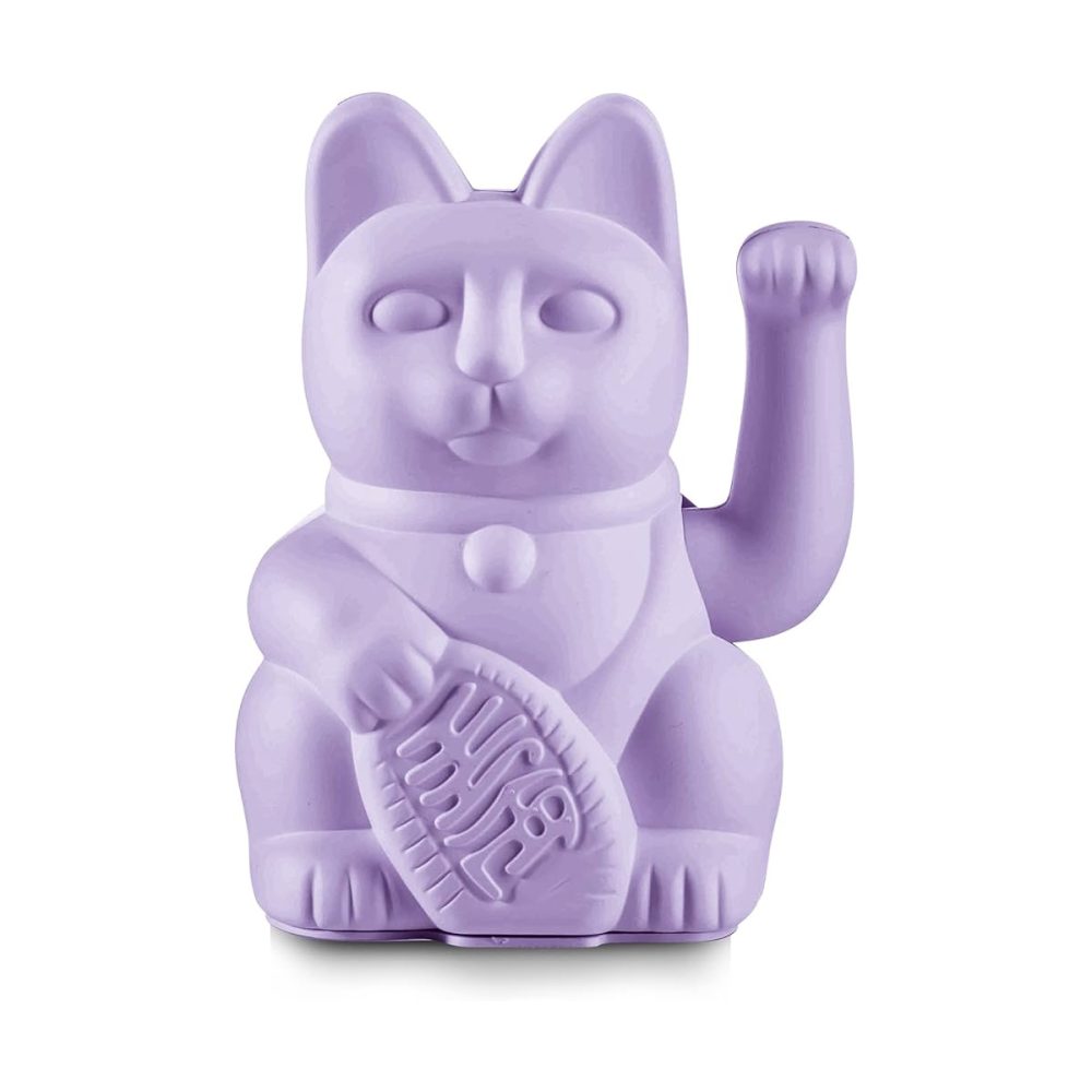 Donkey Maneki Neko Lucky Cat Lilac