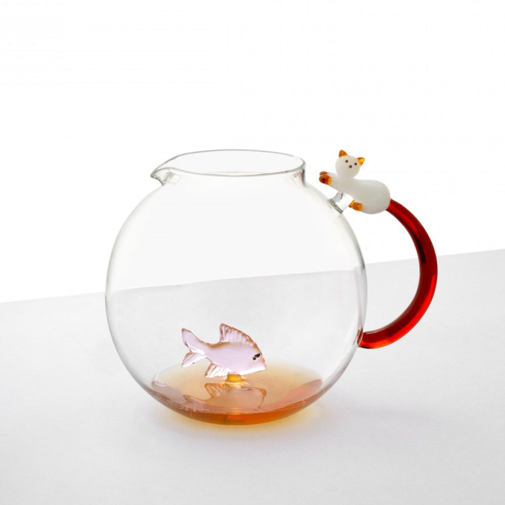 Ichendorf Tabby Cat Caraffa Pesce e Gattino - immagine 2