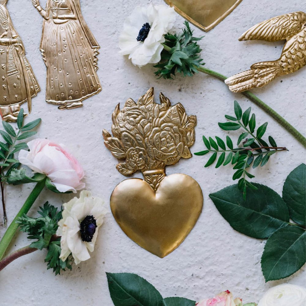 Cuore oro Bouquet - immagine 2