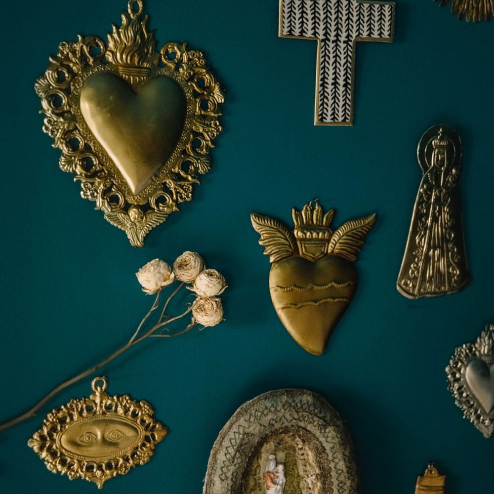 Cuore oro Maria grande - immagine 3