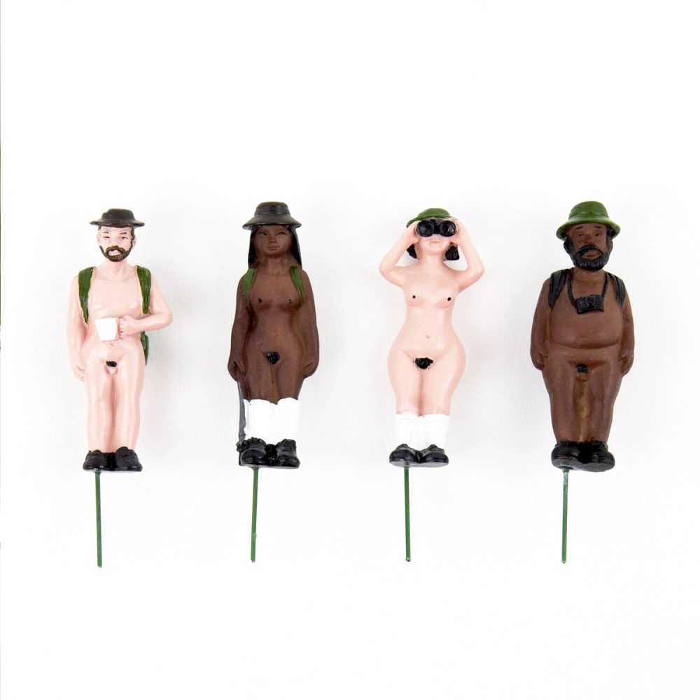 Gift Republic Naked Ramblers decorazioni per vaso