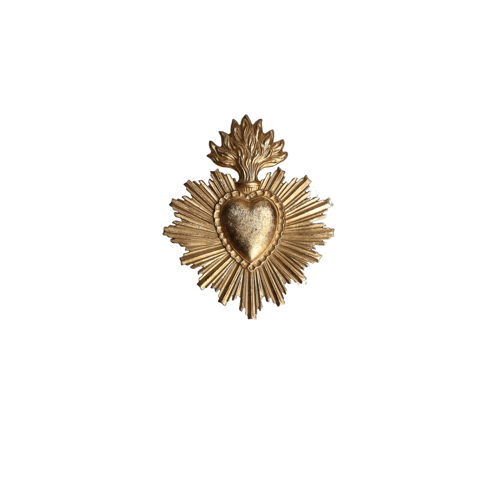 Decorazione Ex Voto Cuore dorato small