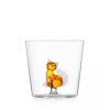 Ichendorf Tabby Cat Bicchiere Gatto ambra coda Bianca