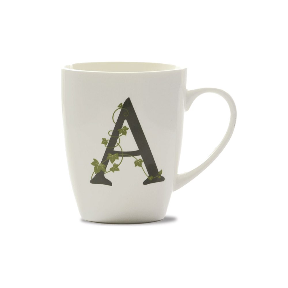 La Porcellana Bianca Mug Lettera A
