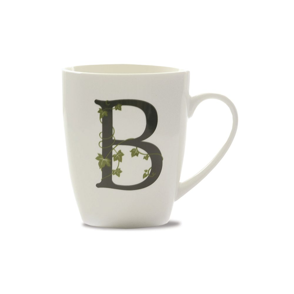 La Porcellana Bianca Mug Lettera B