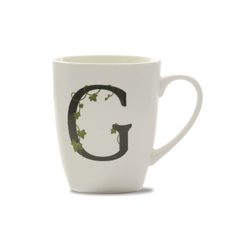 La Porcellana Bianca Mug Lettera G