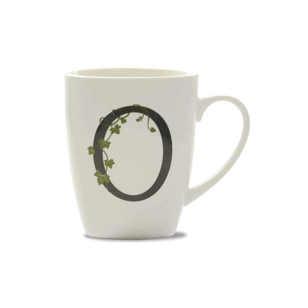 La Porcellana Bianca Mug Lettera O