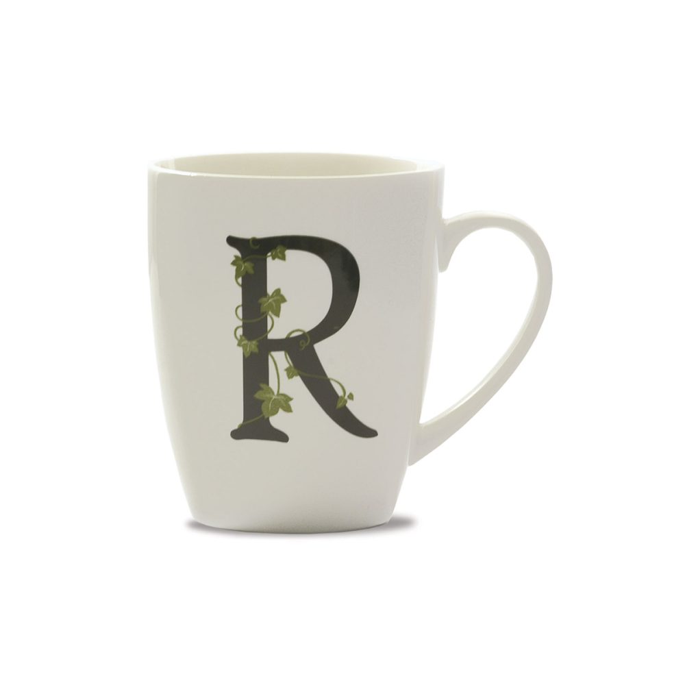 La Porcellana Bianca Mug Lettera R