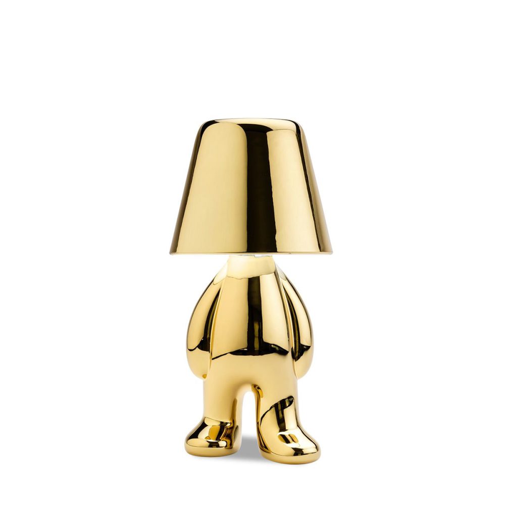 Qeeboo - Lampada da tavolo Brothers Tom Golden