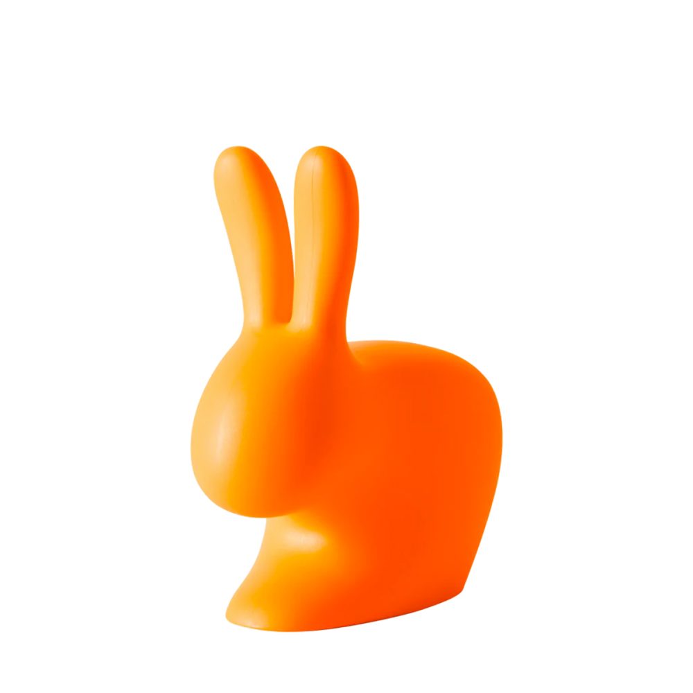Qeeboo - Rabbit Chair Baby Bright Orange