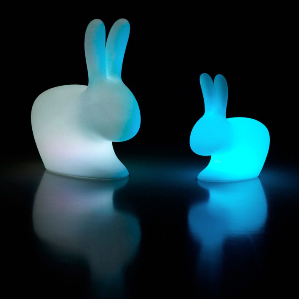 Qeeboo - Rabbit XS Lampada led con batteria ricaricabile - immagine 2
