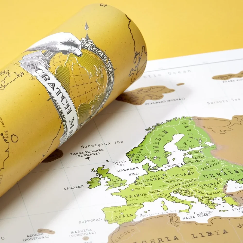 Luckies Scratch Map Original Edition - immagine 3