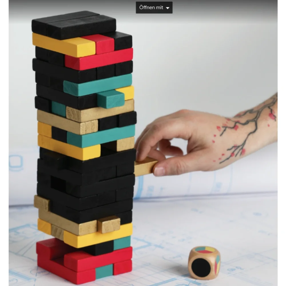 Gentlemen's Hardware Wooden Tumbling Blocks - immagine 2