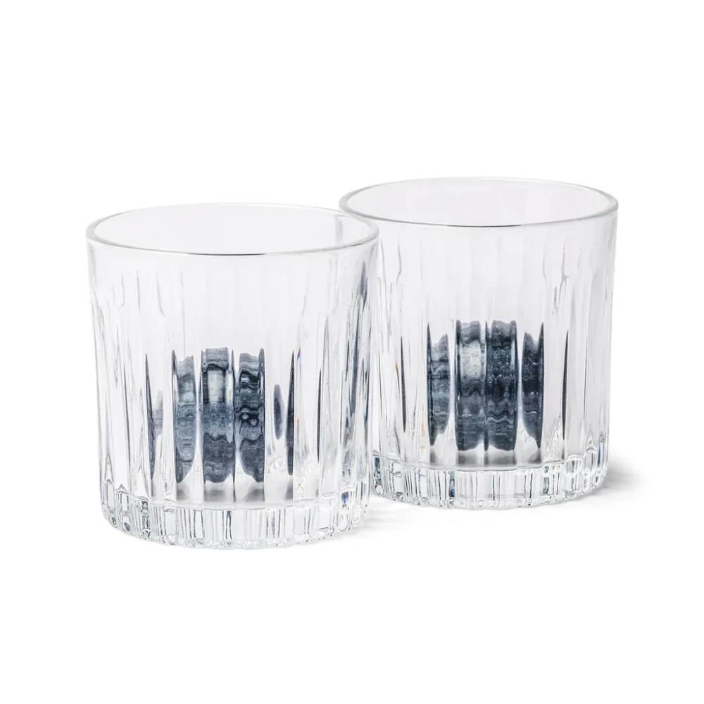 Gentlemen's Hardware Cocktail Tumbler & Whiskey Stone Set