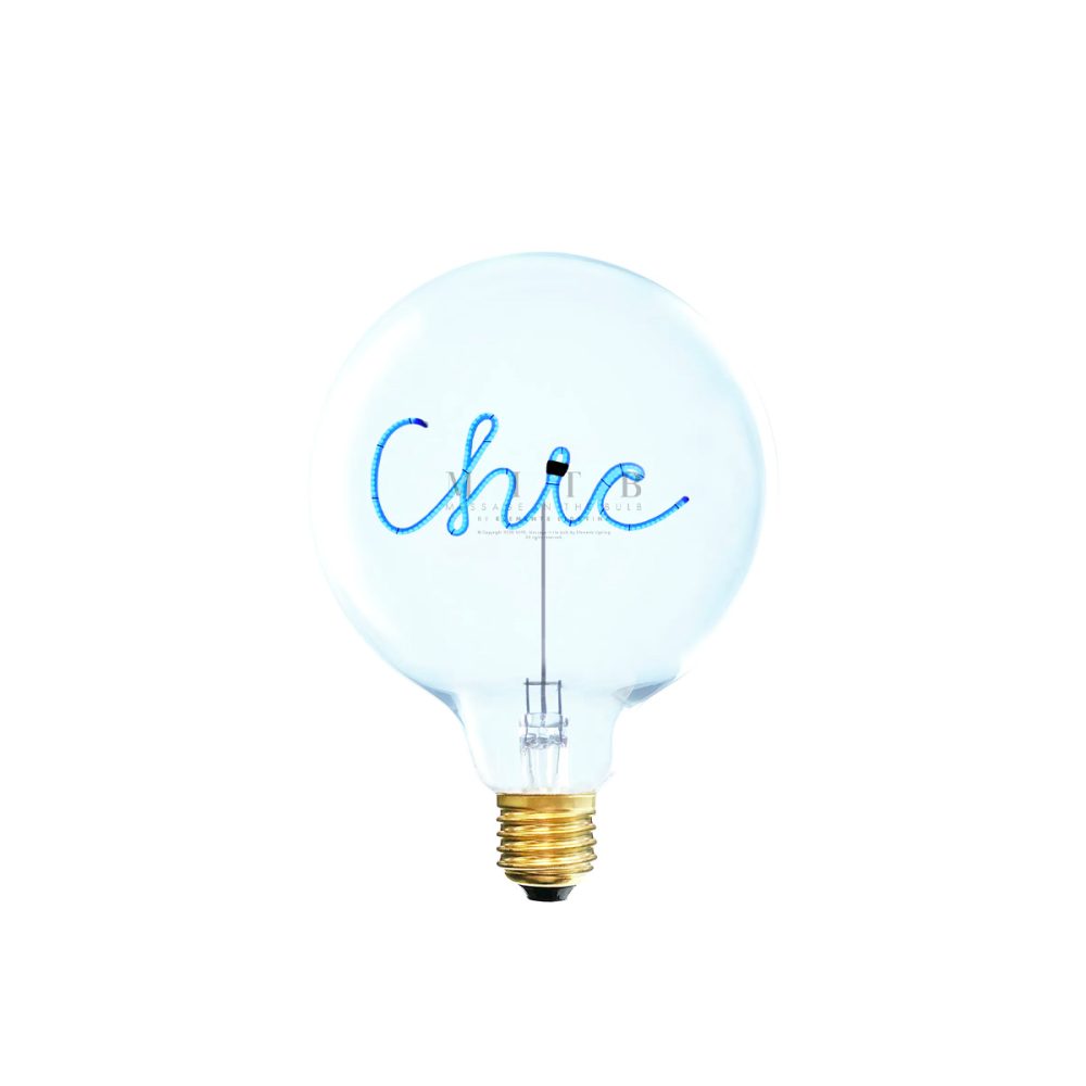 Message in the Bulb
Lampadina Chic
