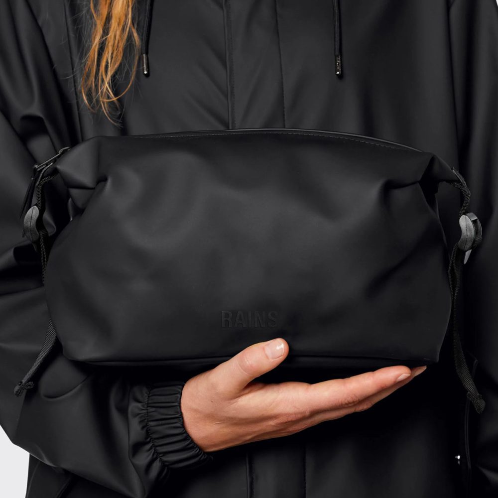 Rains Weekend Wash Bag nera - immagine 2