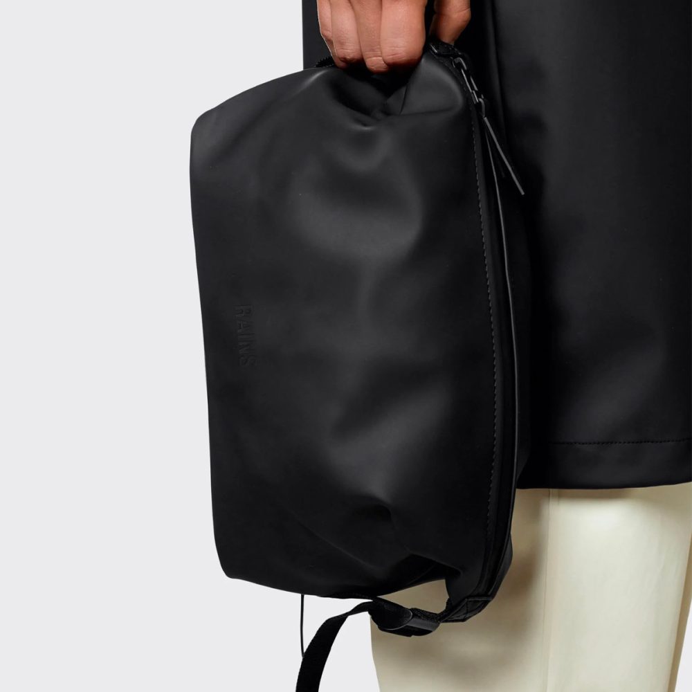 Rains Weekend Wash Bag nera - immagine 3