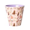 Rice bicchiere Animals Lavanda
