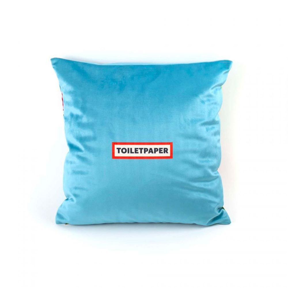 Seletti Toiletpaper Cuscino Roses - immagine 2