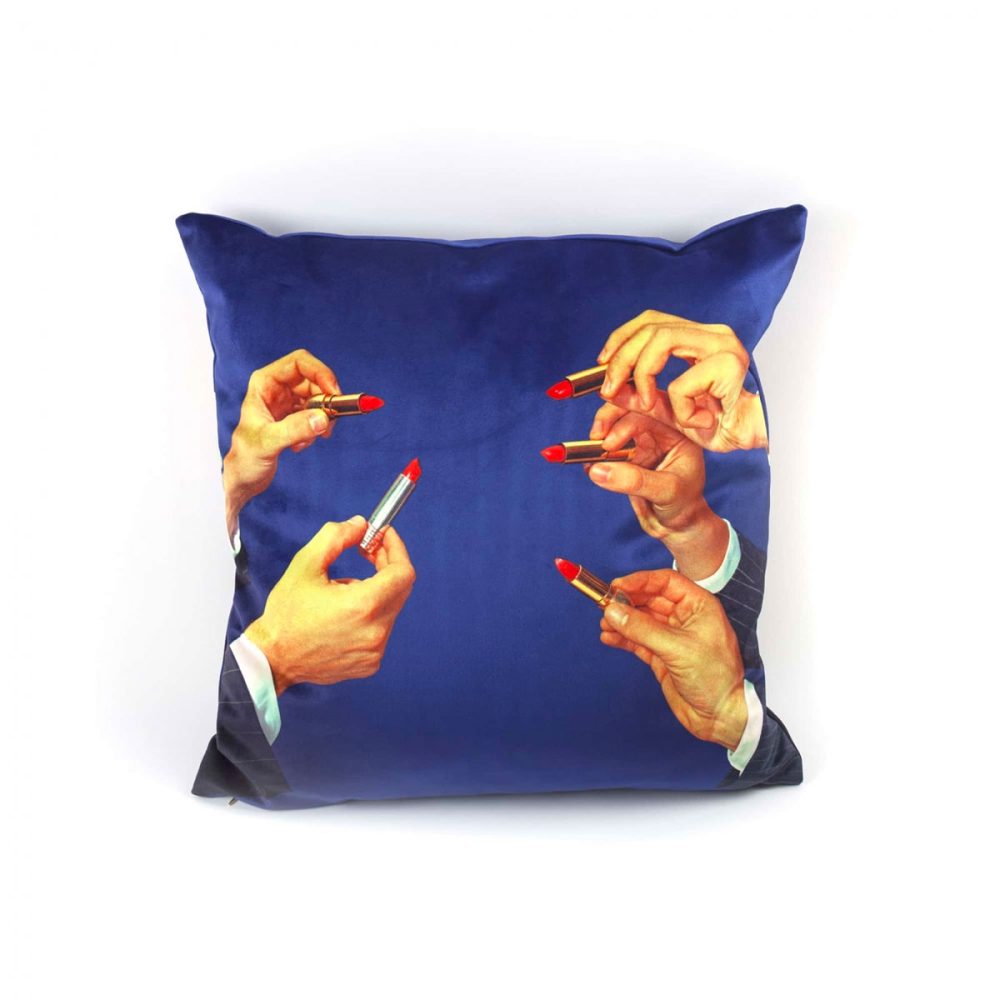 Seletti Toiletpaper Cuscino Rossetti