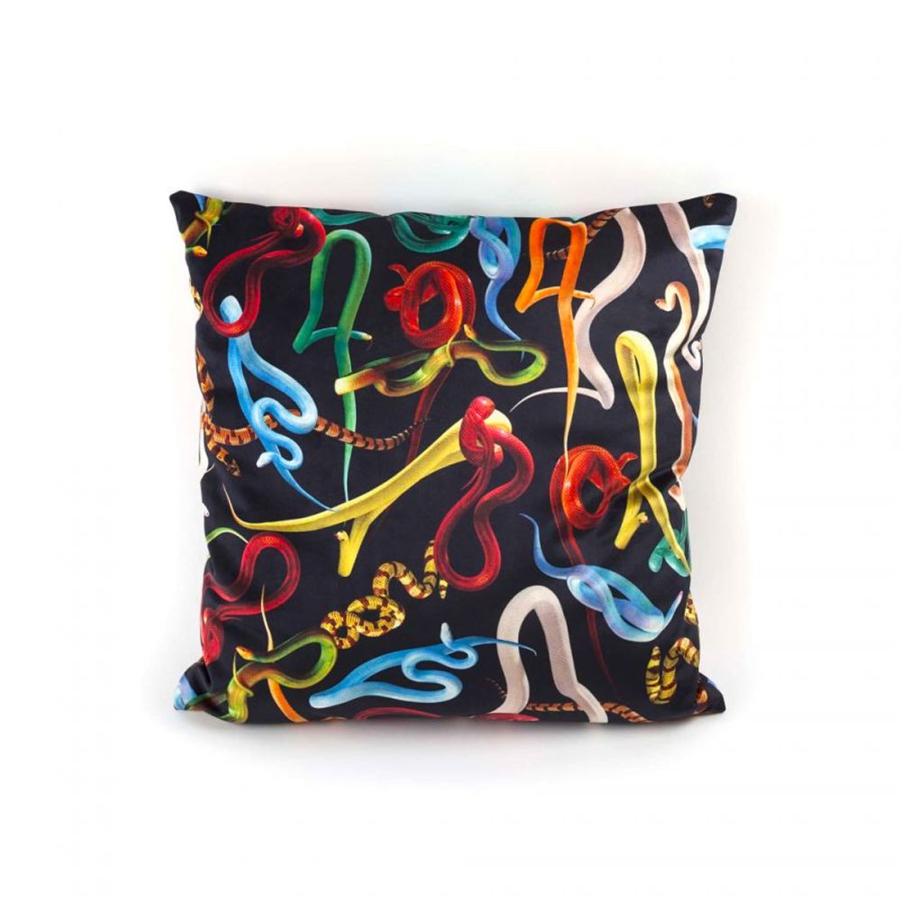 Seletti Toiletpaper Cuscino Snakes