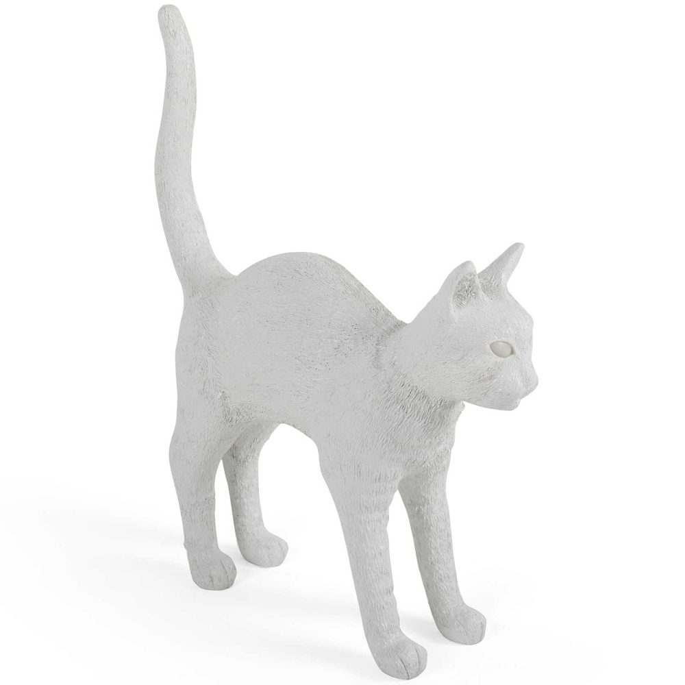 Seletti Lampada gatto Jobby the cat bianco