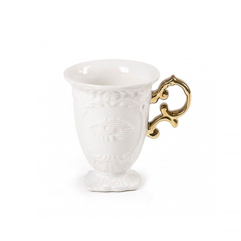 Seletti tazza I-wares con manico Oro
