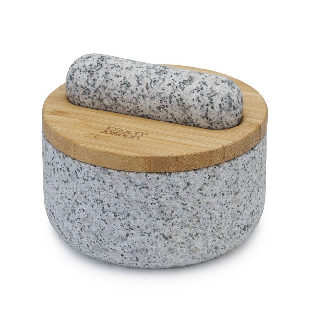 Joseph Joseph Mortaio con coperchio in bambu