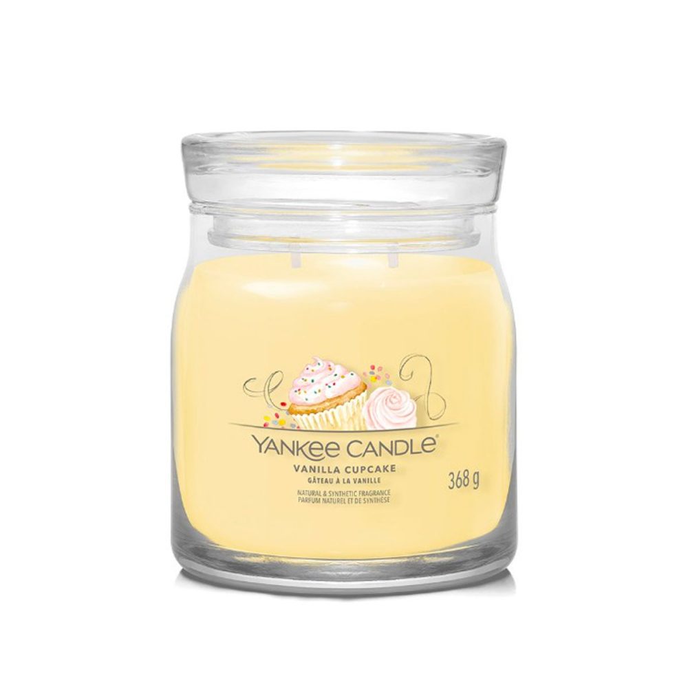 Yankee Candle Signature Vanilla Cupcake Candela Giara Media