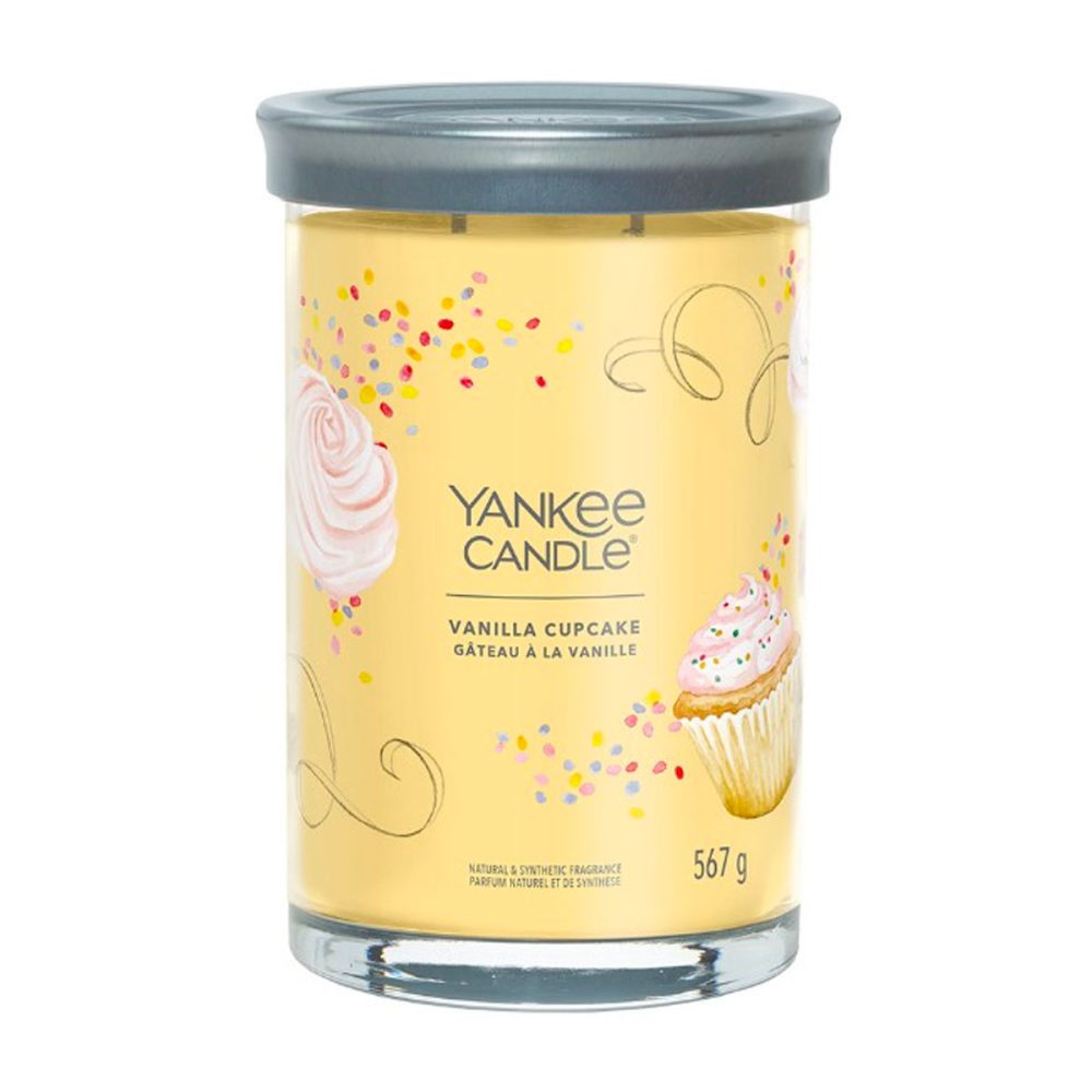 Yankee Candle Signature Vanilla Cupcake Candela Tumbler Grande