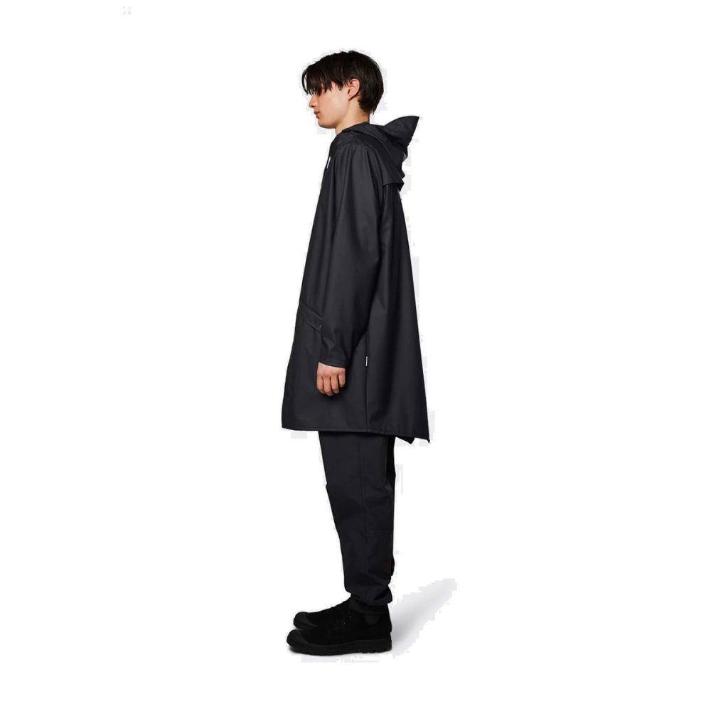 Rains Long Jacket Nero Small - immagine 3