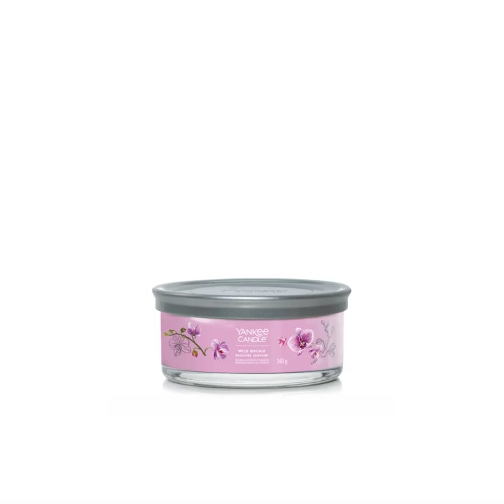 Yankee Candle Signature Wild Orchid Candela Tumbler a 5 stoppini