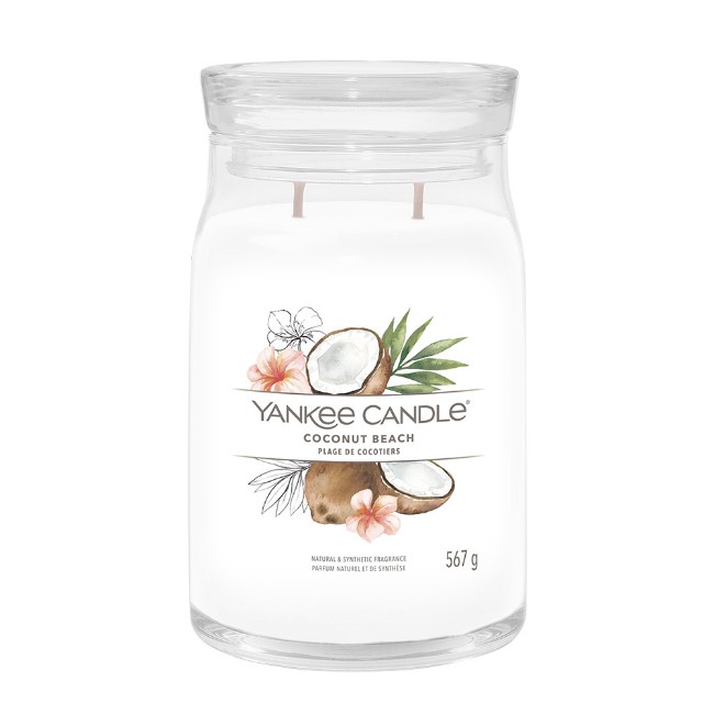 Yankee Candle Signature Coconut Beach Candela Giara Grande - Myho