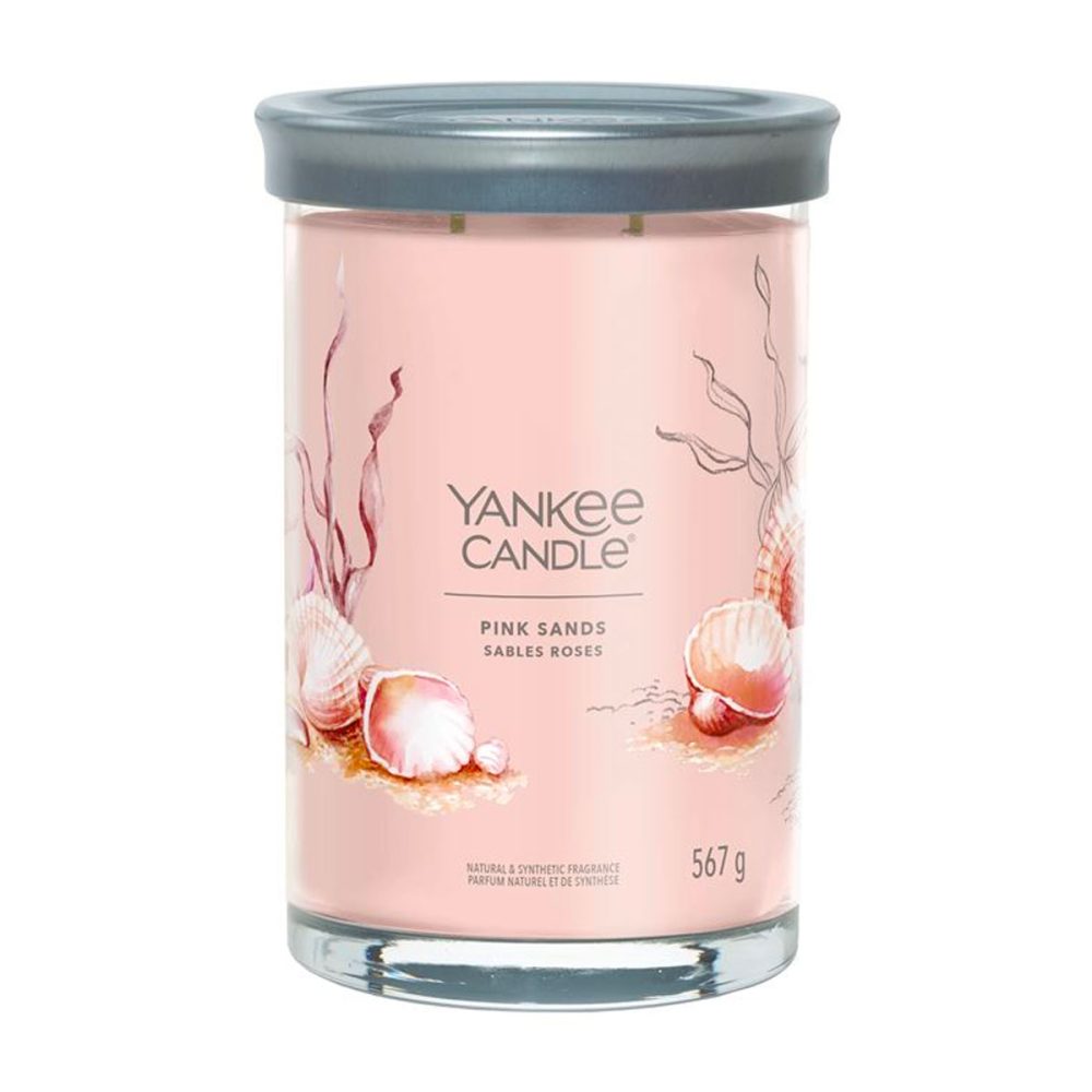 Yankee Candle Signature Pink Sands Candela Tumbler Grande