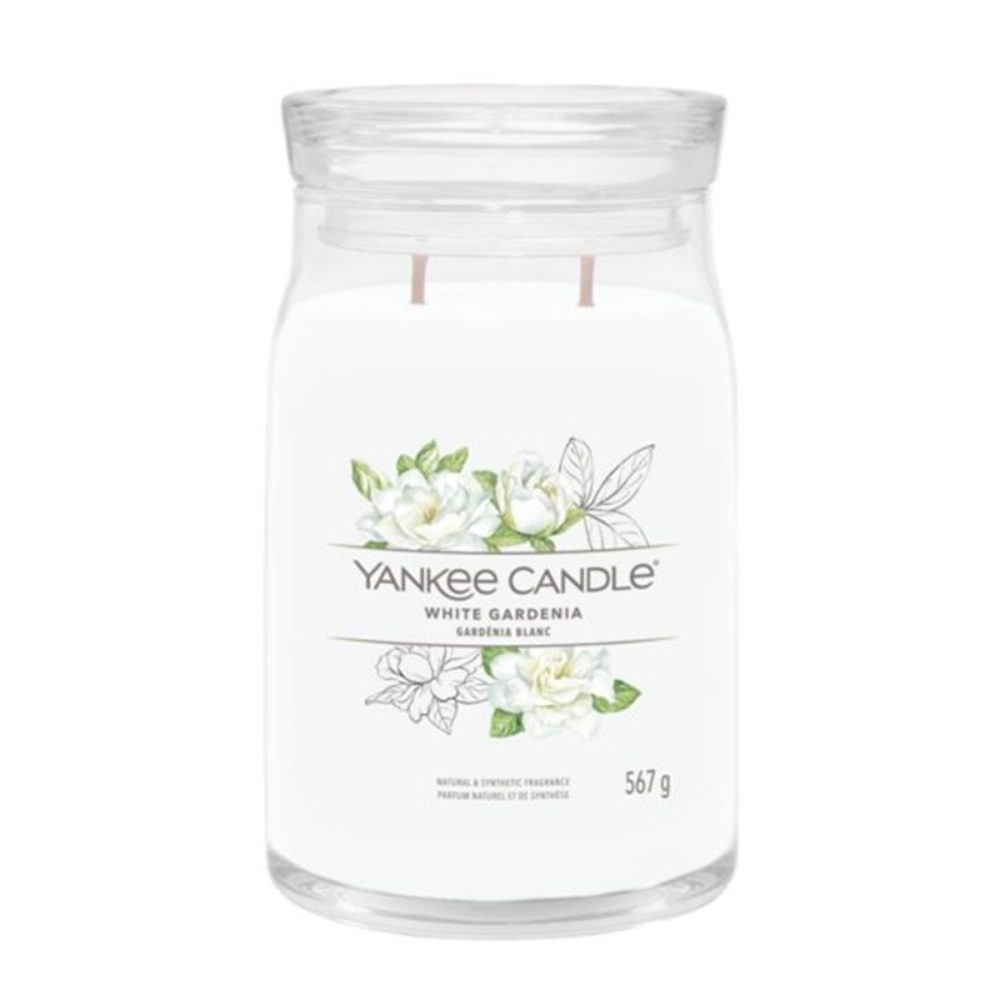Yankee Candle Signature White Gardenia Candela Giara Grande