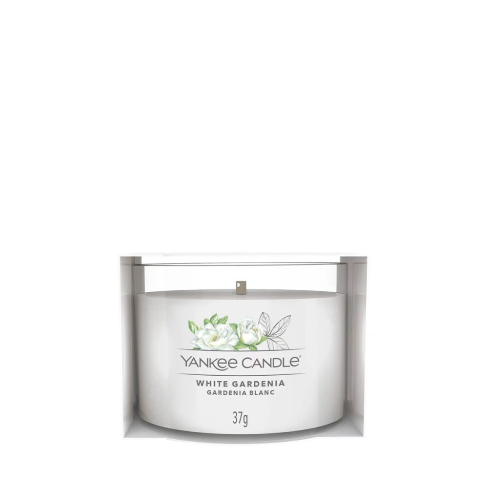 Yankee Candle Signature White Gardenia Candela Votiva in vetro