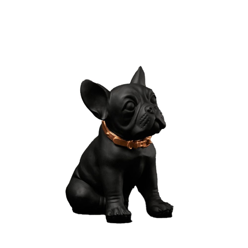 Blogo Design Bulldog Ruggero Nero Mini