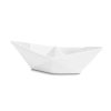 Ceramiche Crescentini Barchetta Media origami bianca